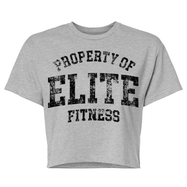 PROPERTY OF - WOMEN'S CROP T-SHIRT - $3CRZ4K$ Thumbnail