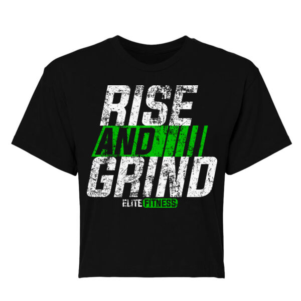 RISE AND GRIND - WOMENS' CROP T- SHIRT - $TE2F3X$ Thumbnail